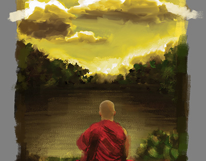 a buddist monk