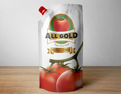 All Gold Tomato Sauce rebranding