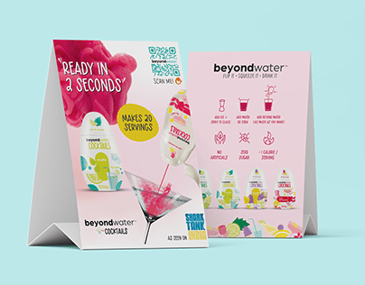 Tent Card Design For Beyond Water
