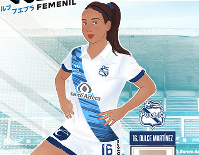 Retrato para Club Puebla Femenil