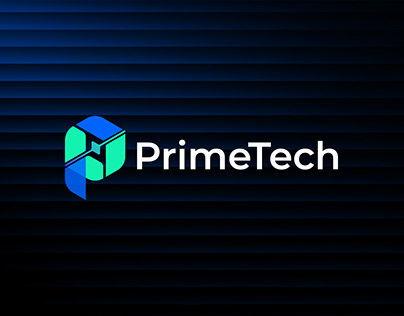 PrimeTech Modern logo design, technology concept,tech