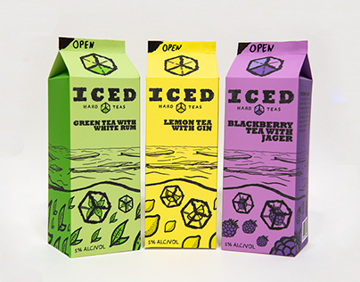 ICED Hard Teas Branding Project