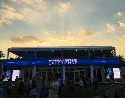 American Express Experience at Panorama Music Festival