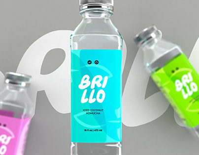 Probiotic Drink Packaging | Brillo Kombucha