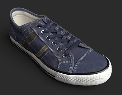 Texturing of Shoe 3d model