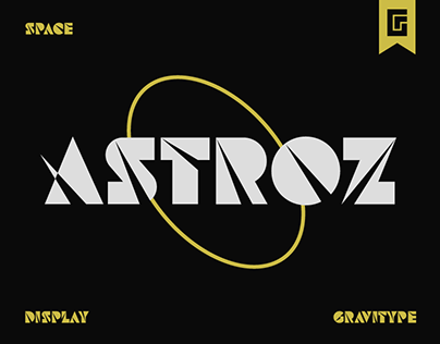 Astroz - Futuristic Space Display Font