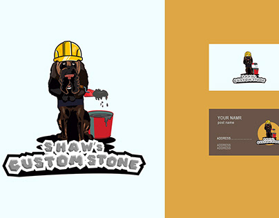 Dog cartton logo | available for freelancing work