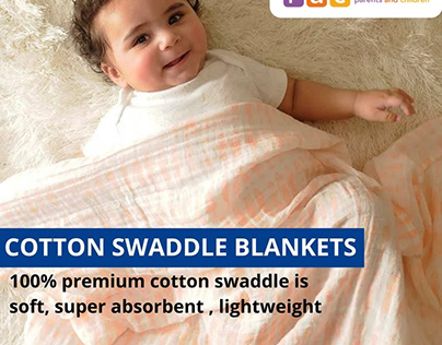 Buy 100% Cotton Swaddle Blankets Online