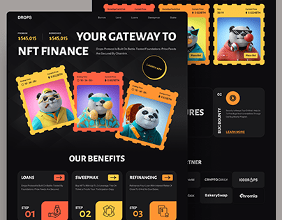 NFT LANDING PAGE REDESIGN