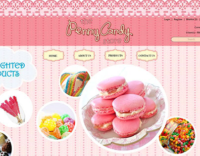 The Penny Candy Store - Redesign