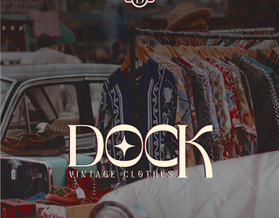 DOCK - Vintage clothes brand identity