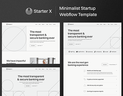 Starter X - Startup Webflow Template