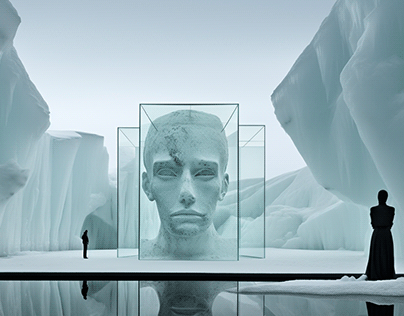 ice art installation