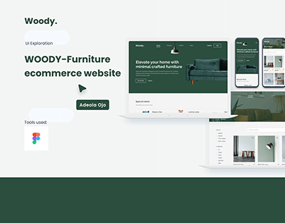 Woody-a furniture ecommerce website