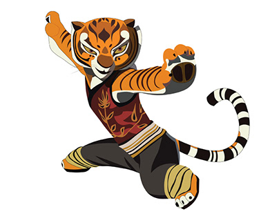 Tigress Cartoon Vector Free Download