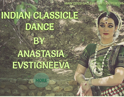 Indian dance by Anastasia Evstigneeva