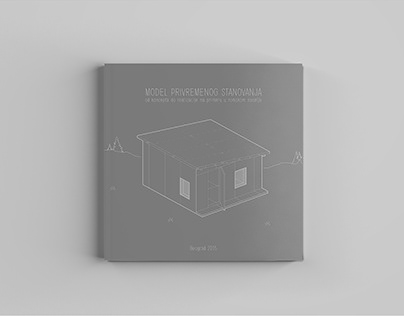 Model of temporary housing | book design