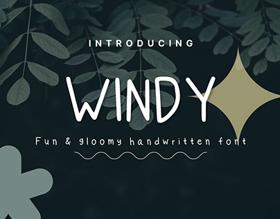 Windy - Clean Handwritten Font