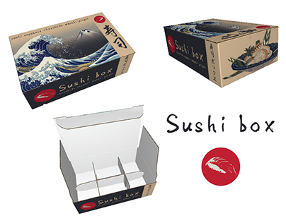 Sushi box package concept & design