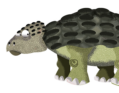 Ankylosaurus Illustration