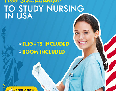 Nursing scholarships design for social media ads