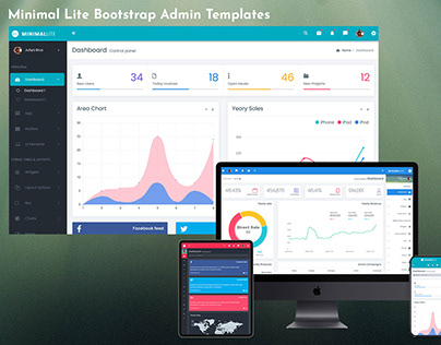 Minimal Lite – Bootstrap 4 Admin Dashboard With Admin