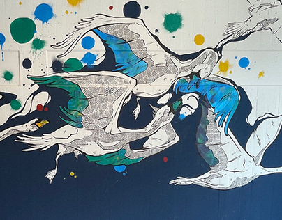 MURAL - Swans of the Alster