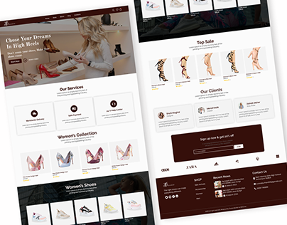 Shoes Landing Page
