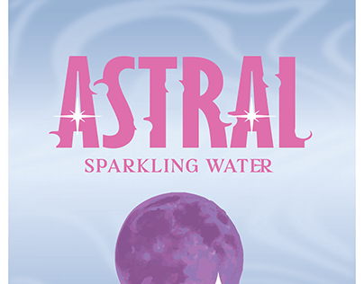 Astral Sparkling Water- Branding