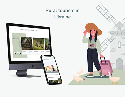 UX/UI Case study: Web site for rural tourism in Ukraine