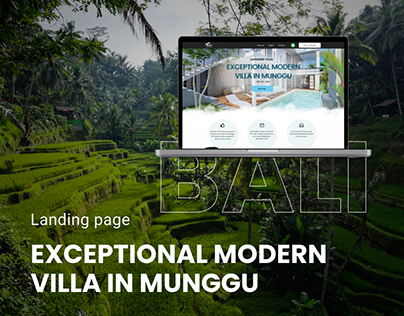 Landing page EXCEPTIONAL MODERN VILLA IN MUNGGU