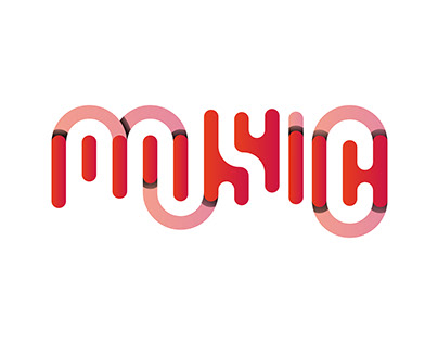 Music Word mark Logo