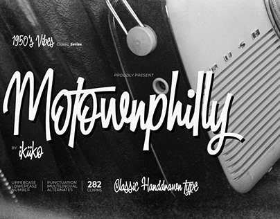 Motownphilly - Classic Handdrawn Type