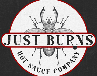 Project thumbnail - Just Burns Hot Sauce Company | Logo and Branding