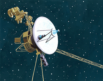 The journey of Voyager 1