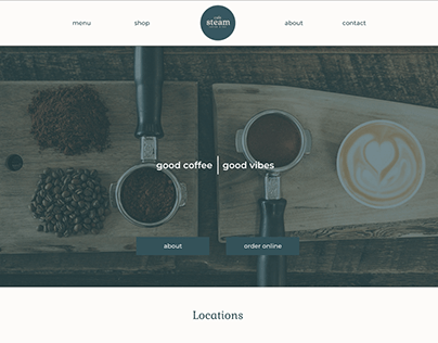 Unsolicited Web Redesign: local coffee shop