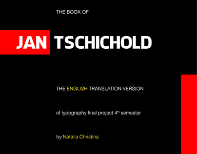 The Book of Jan Tschichold