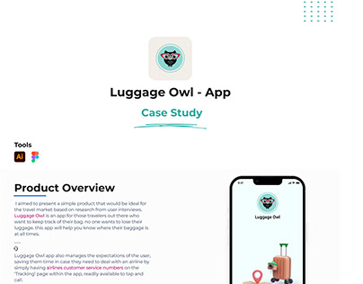 Luggage owl app - Case Study
