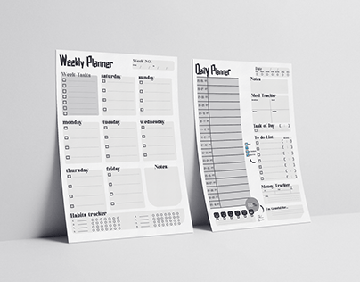 Weekly, Daily planner