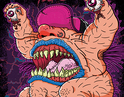 Monster Mosh Fest - Poster Illustration