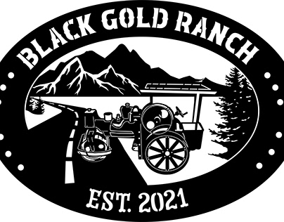 Black Gold Ranch sign