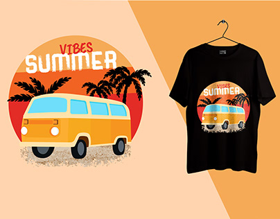 T - shirt summer design.Print for clothes