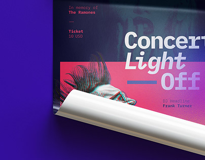 Poster Concert Light Off