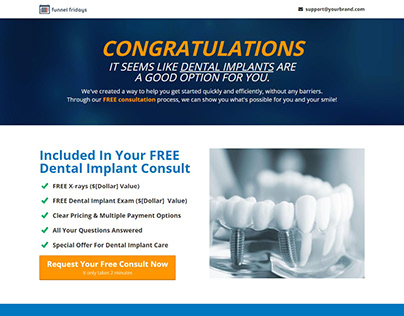 Dental Clinic's congratulation's page