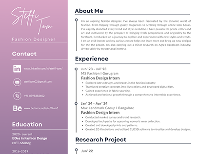 Project thumbnail - Resume