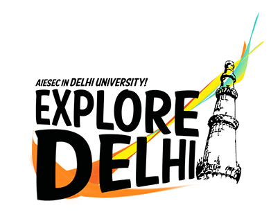 Brand & Logo Design | Explore Delhi, AIESEC in DU