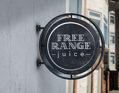 Free Range Juice Logo Design