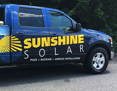 Sunshine Solar Vehicle Wrap