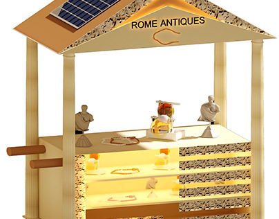 Rome Antique vendor cart
