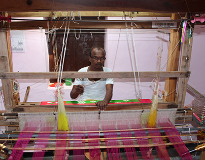 Pochampally Sarees Weaving